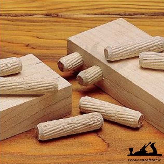 دوبل چوبی 10 میلیمتر 4 سانتیمتری (بسته 100 عددی)