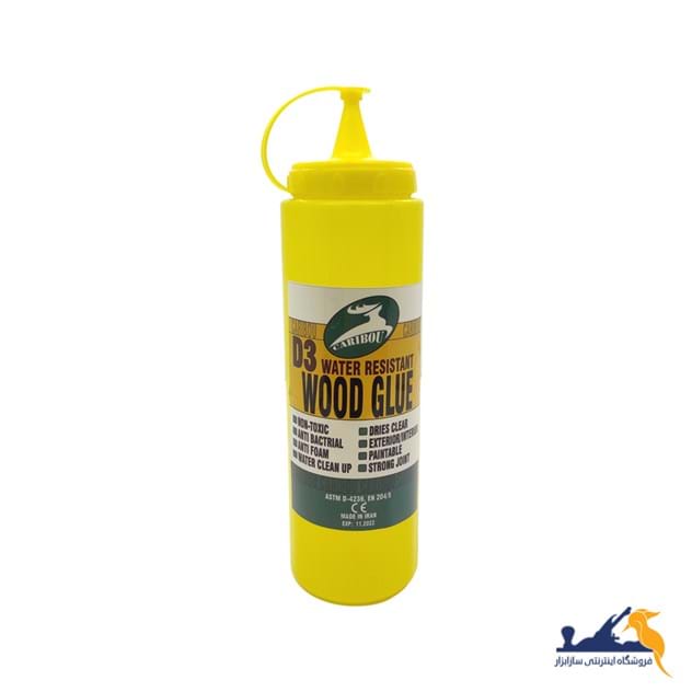 چسب چوب ضد آب شفاف کاریبو 750 میلی لیتر