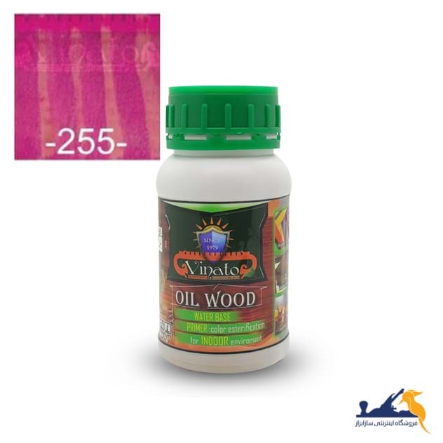 روغن چوب صورتی ویناتو کد 255