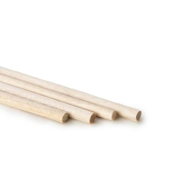 چوب بستنی گرد 6 میلی متر 14 سانتیمتری