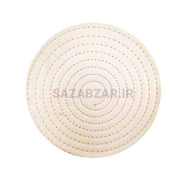 گیلانس پارچه ای کتان سفید 15 سانتیمتری