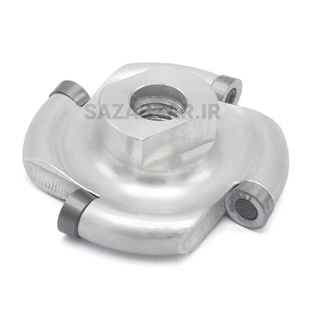 چوب ساب دیسکی رزوه دار چهار الماسه قطر 80 میلیمتری