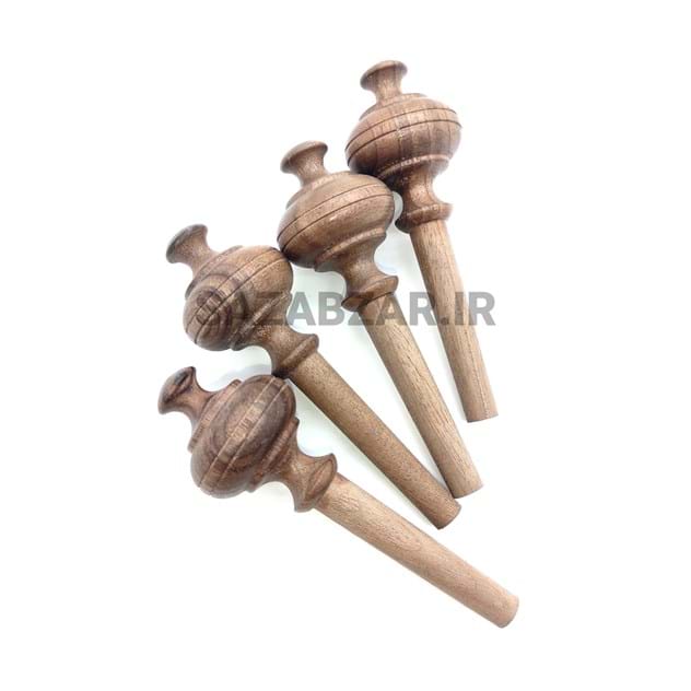 گوشی کمانچه CNC شده طرح 2 (بسته 4 عددی)