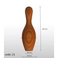 مهره بولینگ چوبی 12 سانتیمتری کد 21