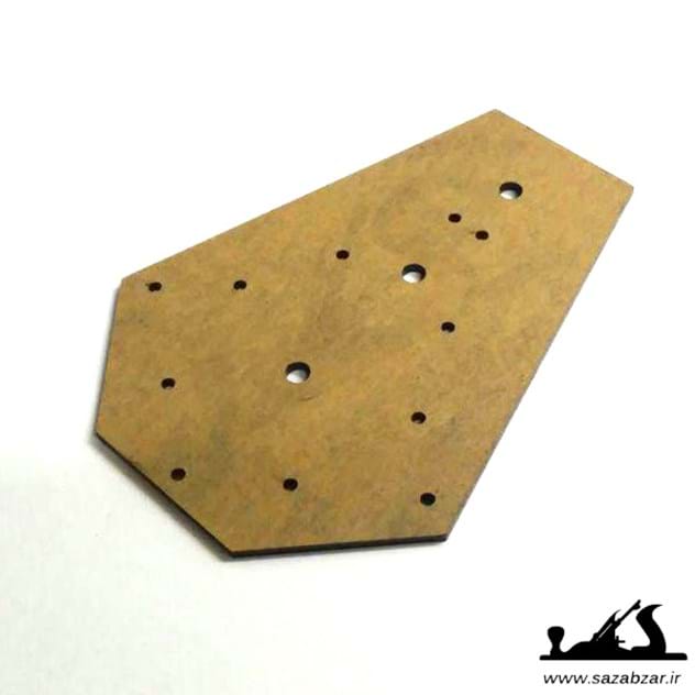 شابلون سوراخ صفحه سه تار (طرح 1)