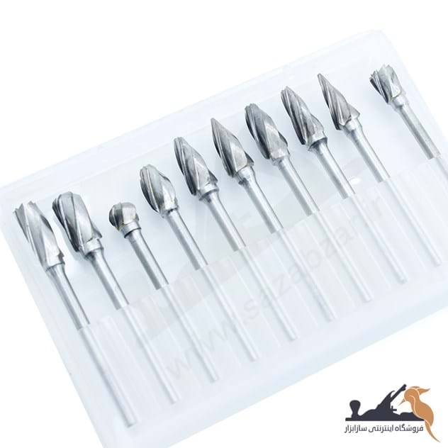 مجموعه ده عددی فرز فرم مینیاتوری کارباید