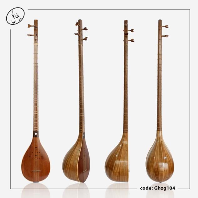 سه تار باباگل الگوی استاد قنبری کاسه گردو زه دار