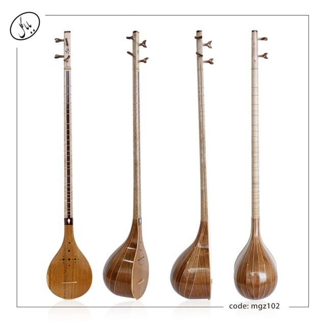 سه تار باباگل کاسه متوسط گردو زه دار